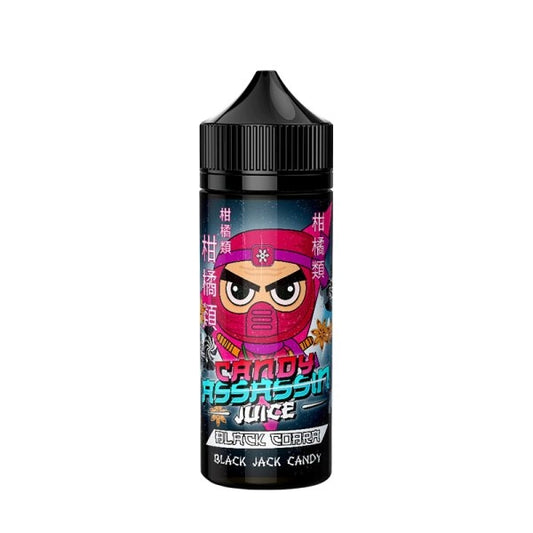 Black Cobra 0mg 100ml - Candy Assassin Juice by Fantasi