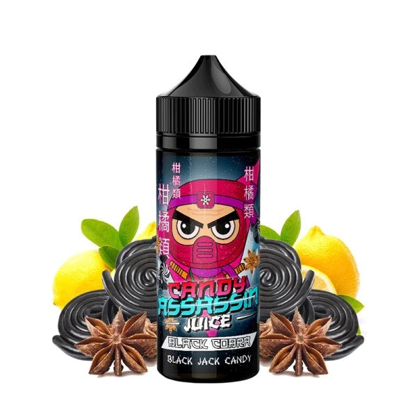 Black Cobra 0mg 100ml - Candy Assassin Juice by Fantasi