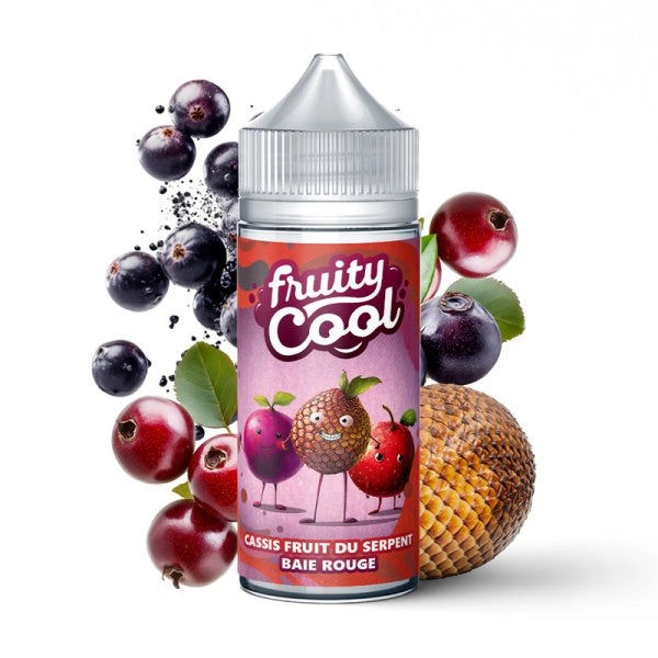 Cassis Fruit du Serpent Baie Rouge 0mg 100ml - Fruity Cool