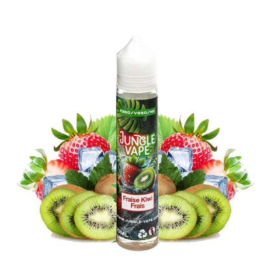 Fraise Kiwi Frais 0mg 50ml - Summer Vibes Collection by Jungle Vape