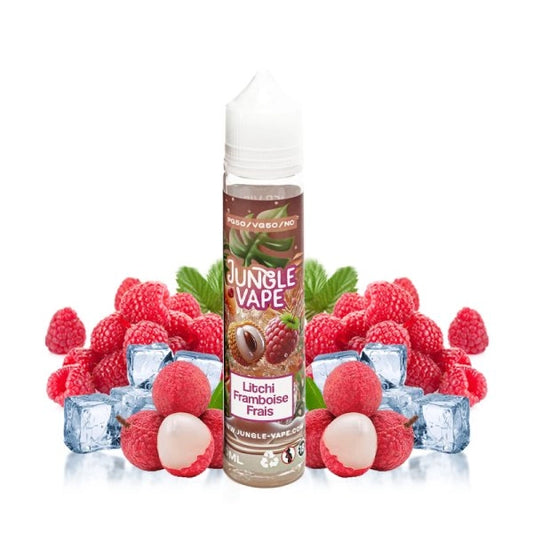 Litchi Framboise Frais 0mg 50ml - Summer Vibes Collection by Jungle Vape