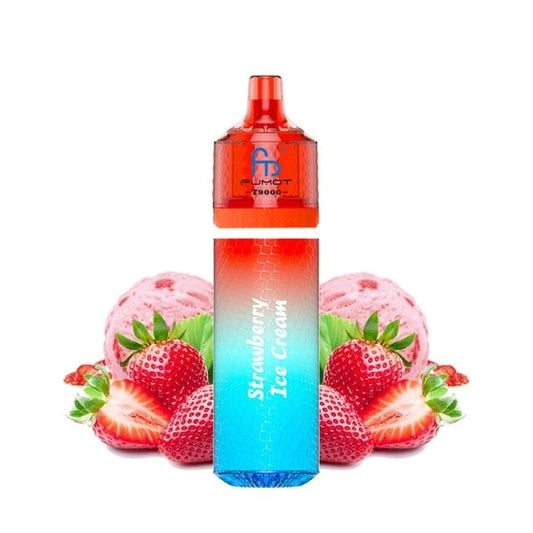 Puff T9000 TPD Strawberry Ice Cream 20mg - Fumot