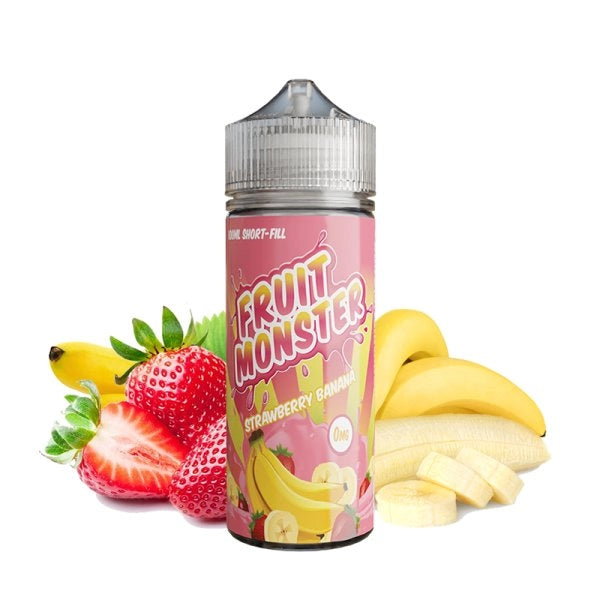 Strawberry Banana 0mg 100ml - Fruit Monster by Monster Vape Labs