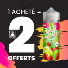 Strawberry Lime 0mg 100ml - Fruit Monster by Monster Vape Labs