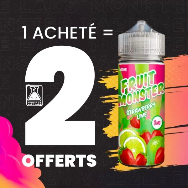 Strawberry Lime 0mg 100ml - Fruit Monster by Monster Vape Labs