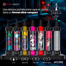 E-Chicha Portable Hookah Air Mini MTL/RDL 3ml 1500mAh - Fumytech