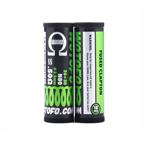 Fused Clapton Coils 26+38G 10pcs - Wotofo