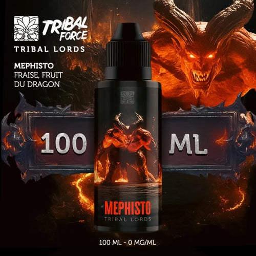 Mephisto (Fraise/Fruit du Dragon) 0mg 100ml - Tribal Lords by Tribal Force