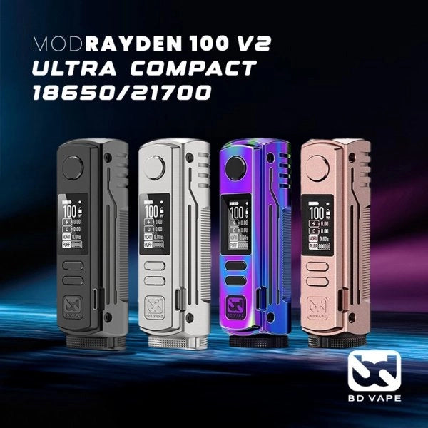 Mod Rayden 100 V2 100W 21700/18650 - BD Vape