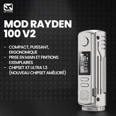 Mod Rayden 100 V2 100W 21700/18650 - BD Vape