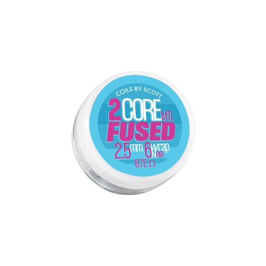 MTL Fused Clapton 0.72Ω Ni80 (2pcs) - Coils by Scott