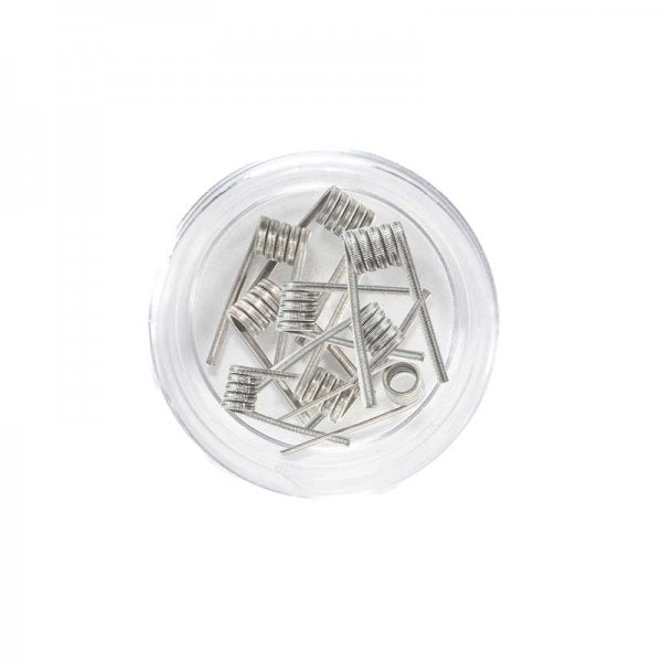 NI80 Triple Core Fused Claptons Coils pre-built (10pcs) - Hellvape