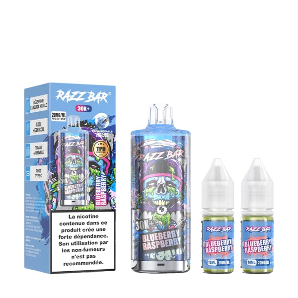 Pack 30K 650mAh 20+2ml / 2% - RazzBar