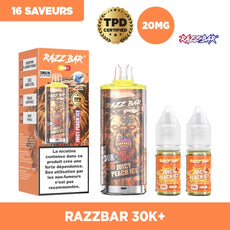 Pack 30K 650mAh 20+2ml / 2% - RazzBar