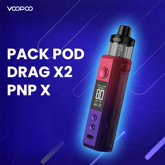Pack Pod Drag X2 PnP X 5ml 18650 - Voopoo