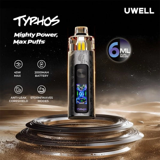 Pack Pod Typhos MTL/RDL 6ml 2000mAh - Uwell