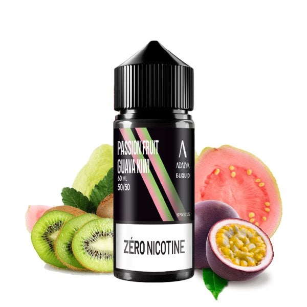 Passion Fruit Guava Kiwi 0mg 60ml - Adalya