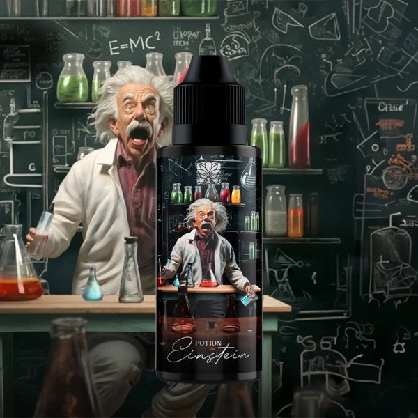 Potion Einstein (Fraise/Grenade/Fruit du serpent/Baies noires) 0mg 100ml - Tribal Force