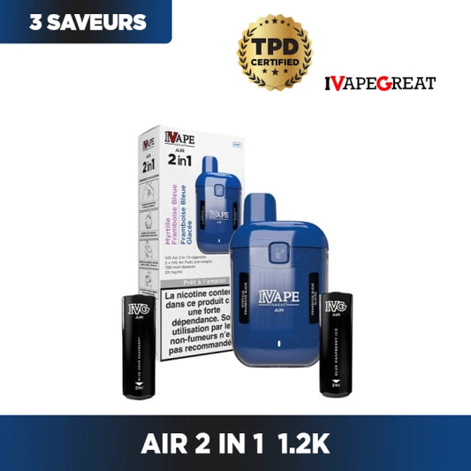 Puff Air 2 in 1 Starter Kit 20mg - IVapeGreat
