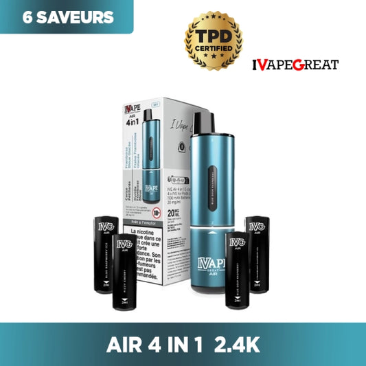 Puff Air 4 in 1 Starter Kit 20mg - IVapeGreat