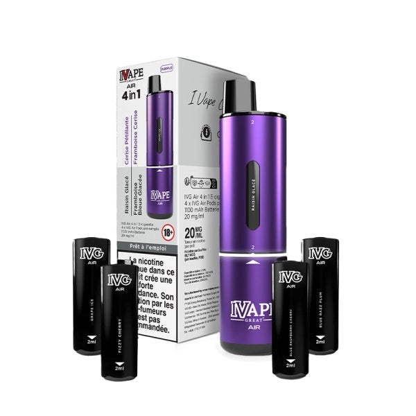 Puff Air 4 in 1 Starter Kit 20mg - IVapeGreat