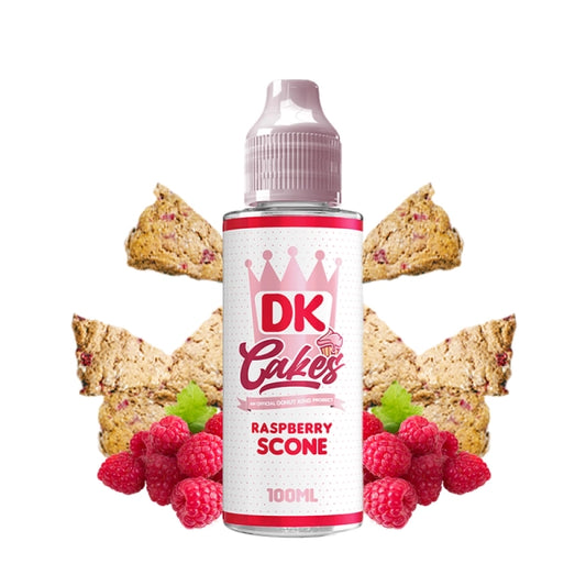 Raspberry Scone 0mg 100ml - DK Cakes by Donut King