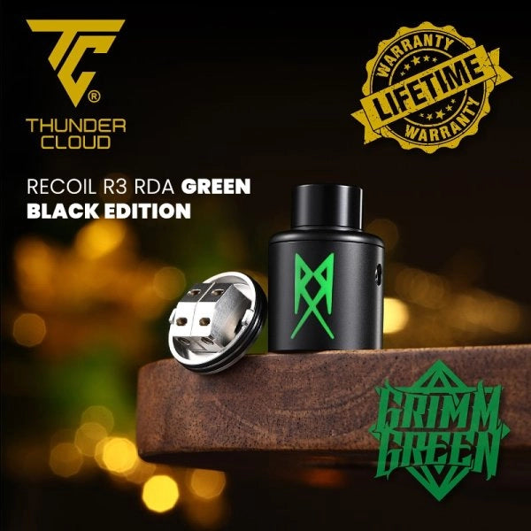 Recoil R3 RDA Green Black Edition - Thunder Cloud x Grimm Green