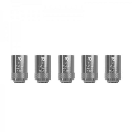 Résistances BF SS316 (AIO) 0.6Ω (5pcs) - Joyetech
