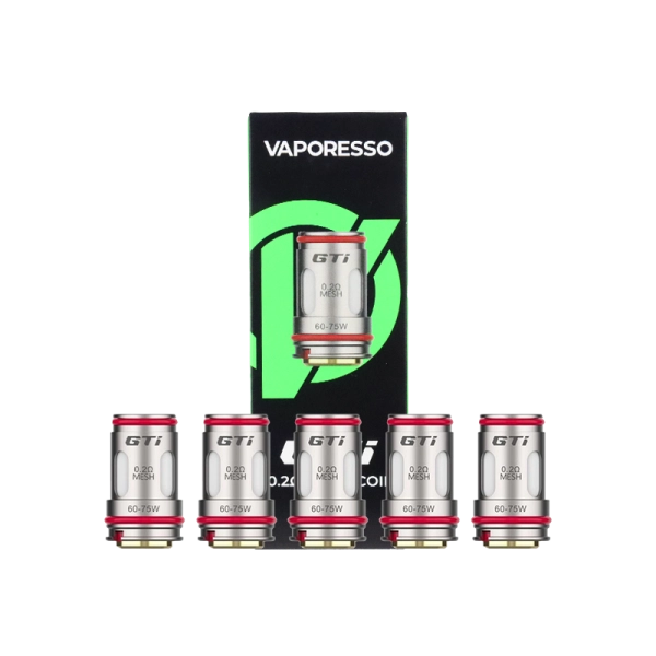 Résistances GTi 0.15/0.2/0.4/0.5Ω Mesh (5pcs) - Vaporesso