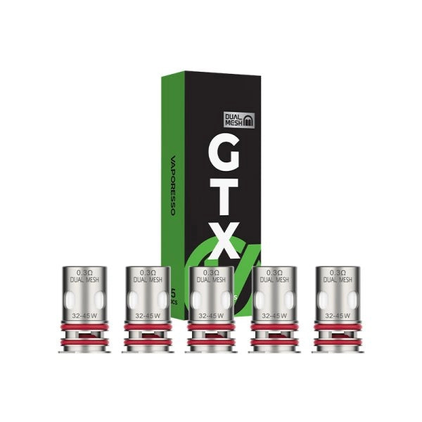 Résistances GTX-4 Dual Mesh 0.15/0.2/0.3Ω (5pcs) - Vaporesso
