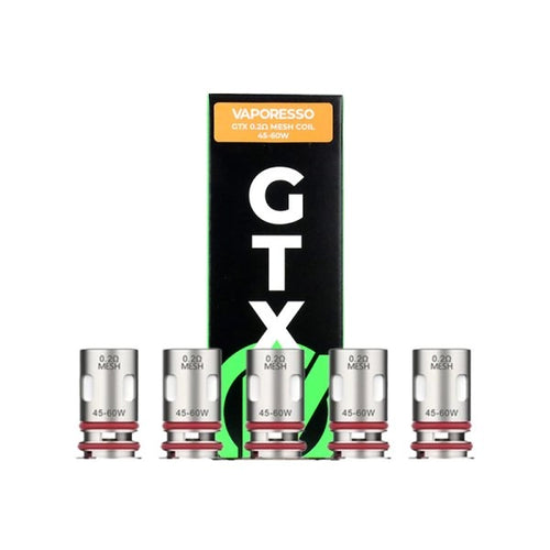 Résistances GTX V2 0.15/0.2/0.3/0.4/0.6/0.8/1.2Ω (5pcs) - Vaporesso