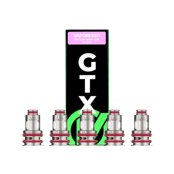 Résistances GTX V2 0.15/0.2/0.3/0.4/0.6/0.8/1.2Ω (5pcs) - Vaporesso