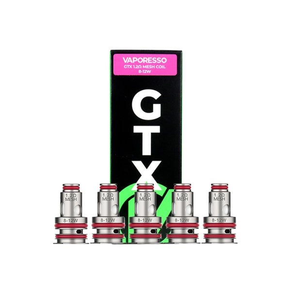 Résistances GTX V2 0.15/0.2/0.3/0.4/0.6/0.8/1.2Ω (5pcs) - Vaporesso
