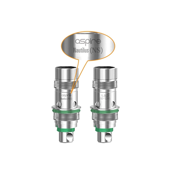 Résistances Nautilus NicSalt 1.8Ω (5pcs) - Aspire