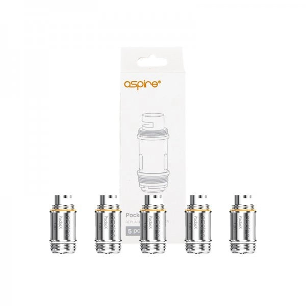 Résistances PockeX 0.6/1.2Ω (5pcs) - Aspire