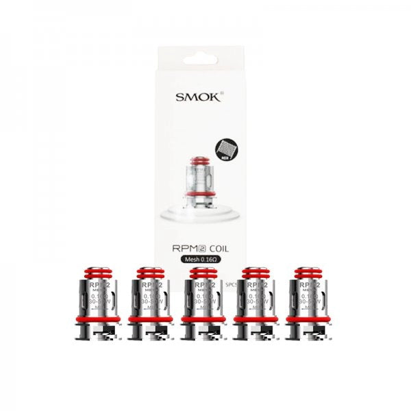 Résistances RPM2 Mesh 0.16Ω (5pcs) - Smoktech