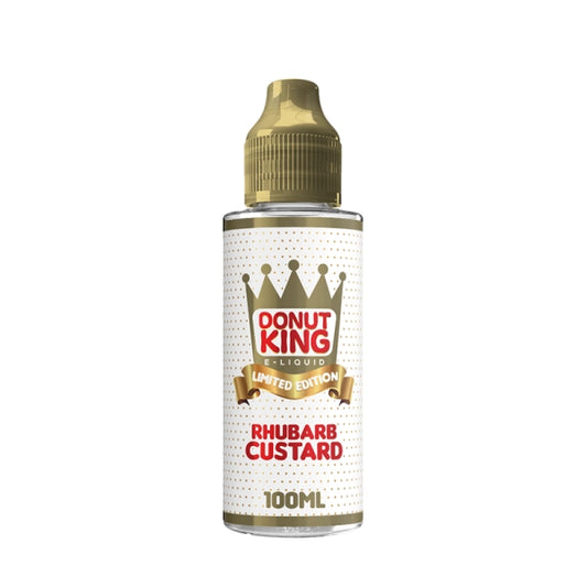 Rhubarb Custard 0mg 100ml - Limited Edition by Donut King