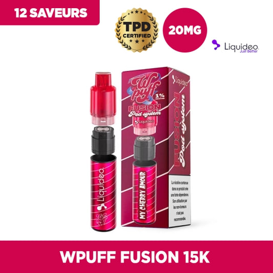 Starter Kit 15000 Puffs 20mg - Wpuff Fusion by Liquideo