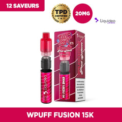 Starter Kit 15000 Puffs 20mg - Wpuff Fusion by Liquideo