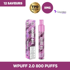 Starter Kit 800 Puffs 9mg (1pc) - Wpuff 2.0 by Liquideo