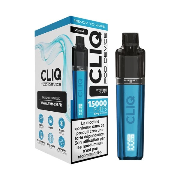Starter Kit Cliq 15K 2+10ml 2% - AVM