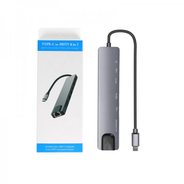 Station D'accueil Portable USB-C à HDTV 8 en 1 T481