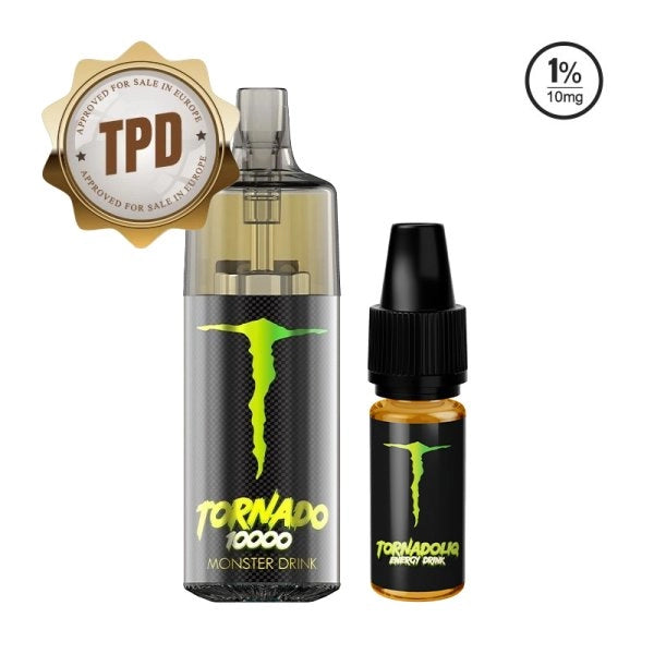 Tornado 10K 800mAh TPD EU 1% 10ml - Gobar