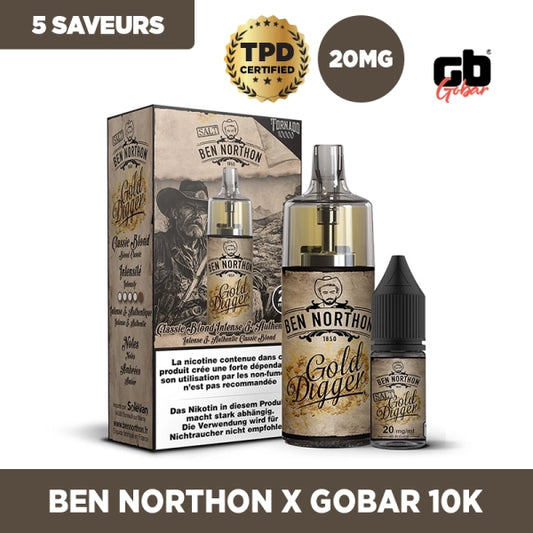 Tornado 10K 800MAh TPD EU Ben Northon 10ml / 2% - Ben Northon x Tornado 10k by Gobar