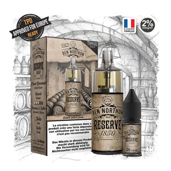 Tornado 10K 800MAh TPD EU Ben Northon 10ml / 2% - Ben Northon x Tornado 10k by Gobar